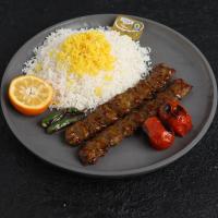 چلو کباب کوبیده مخصوص ( 2 سیخ )